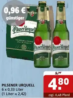 Getränke Quelle Pilsener urquell Angebot