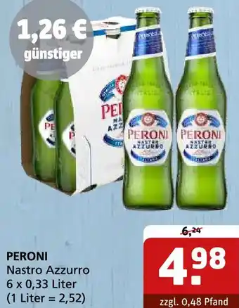 Getränke Quelle PERONI Nastro Azzurro Angebot
