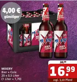 Getränke Quelle MIXERY Bier + Cola Angebot