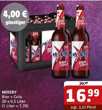 Getränke Quelle MIXERY Bier + Cola Angebot