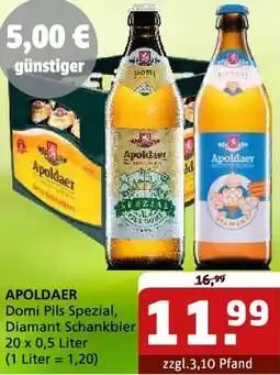 Getränke Quelle APOLDAER Domi Pils Spezial Angebot