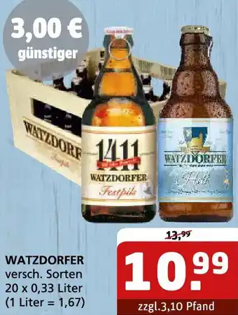 Getränke Quelle Watzdorfer Angebot