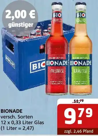 Getränke Quelle Bionade Angebot