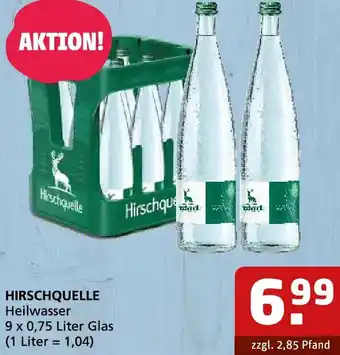 Getränke Quelle HIRSCHQUELLE Heilwasser Angebot