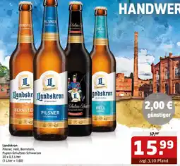 Getränke Quelle Landskron Pilsner, Hell, Bernstein Angebot