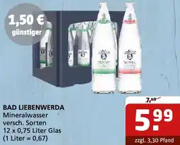 Getränke Quelle BAD LIEBENWERDA Mineralwasser Angebot