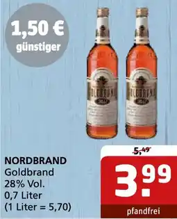 Getränke Quelle NORDBRAND Goldbrand Angebot