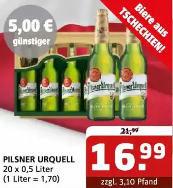 Getränke Quelle Pilsner urquell Angebot