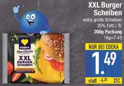 E-Center EDEKA Herzstücke XXL Burger Scheiben Angebot