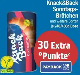 E-Center Knack&Back Sonntags Brötchen Angebot