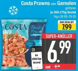 E-Center Costa Prawns oder Garnelen Angebot