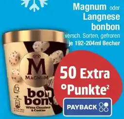 E-Center Magnum oder Langnese bonbon Angebot