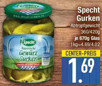 E-Center Specht Gurken Angebot