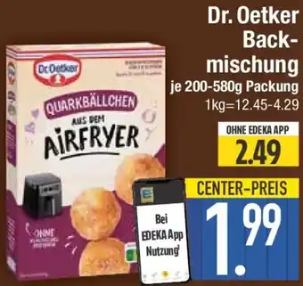 E-Center Dr. Oetker Backmischung Angebot