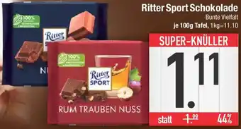 E-Center Ritter Sport Schokolade Angebot