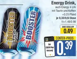 E-Center BOOSTER Energy Drink Angebot