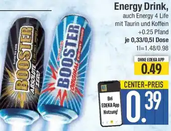 E-Center BOOSTER Energy Drink Angebot