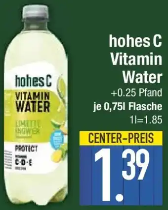 E-Center hohes C Vitamin Water Angebot