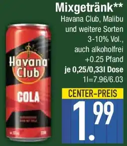 E-Center Mixgetränk Angebot