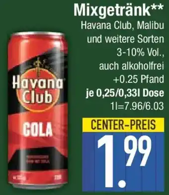 E-Center Mixgetränk Angebot