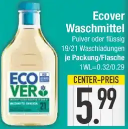 E-Center Ecover Waschmittel Angebot
