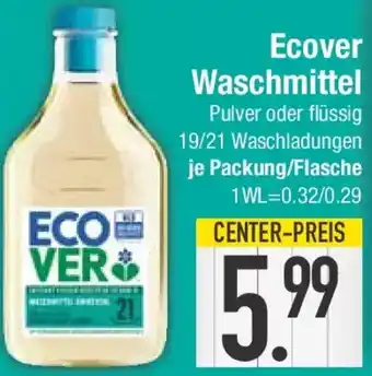 E-Center Ecover Waschmittel Angebot