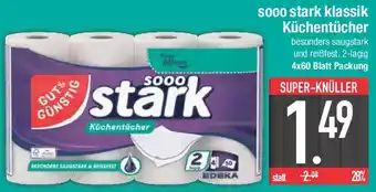 E-Center GUT & GÜNSTIG sooo stark klassik Küchentücher Angebot