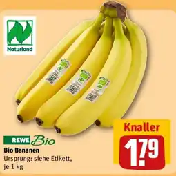 REWE Bio Bananen Angebot
