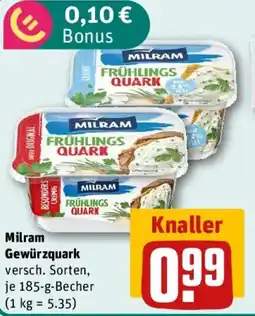 REWE Milram Gewürzquark Angebot