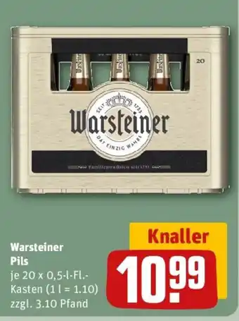 REWE Warsteiner Pils Angebot