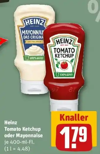 REWE Heinz Tomato Ketchup oder Mayonnaise Angebot