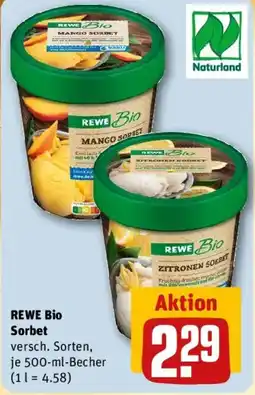 REWE REWE Bio Sorbet Angebot