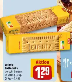 REWE Leibniz Butterkeks Angebot