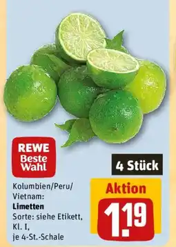 REWE Limetten Angebot