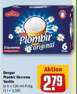 REWE Dovgan Plombir Eiscreme Vanille Angebot