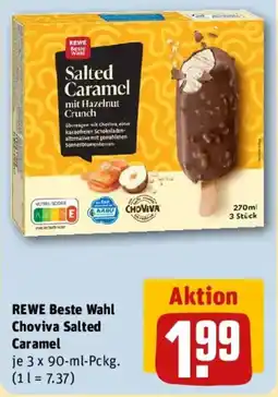 REWE REWE Beste Wahl Choviva Salted Caramel Angebot