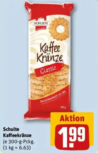 REWE Schulte Kaffeekränze Angebot