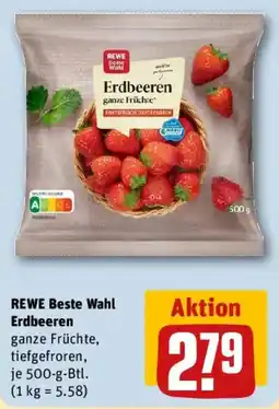 REWE REWE Beste Wahl Erdbeeren Angebot