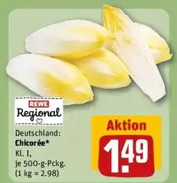 REWE Chicorée Angebot