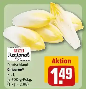 REWE Chicorée Angebot