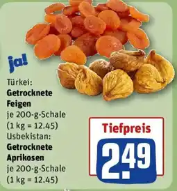 REWE Getrocknete Feigen oder Getrocknete Aprikosen Angebot