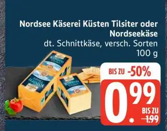 Edeka Nordsee Käserei Küsten Tilsiter oder Nordseekäse Angebot