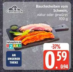 Edeka Bauchscheiben vom Schwein Angebot