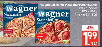 Edeka Wagner Steinofen Pizza oder Flammkuchen Angebot