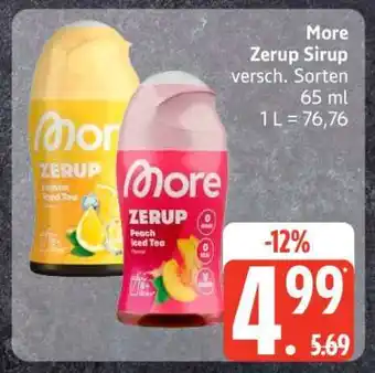 Edeka More Zerup Sirup Angebot