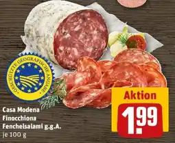 REWE Casa Modena Finocchiona Fenchelsalami Angebot