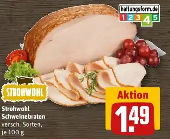 REWE Strohwohl Schweinebraten Angebot