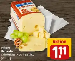REWE Milram Burlander Angebot