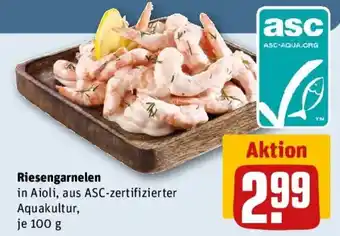 REWE Riesengarnelen Angebot