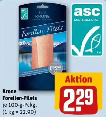 REWE Krone Forellen-Filets Angebot